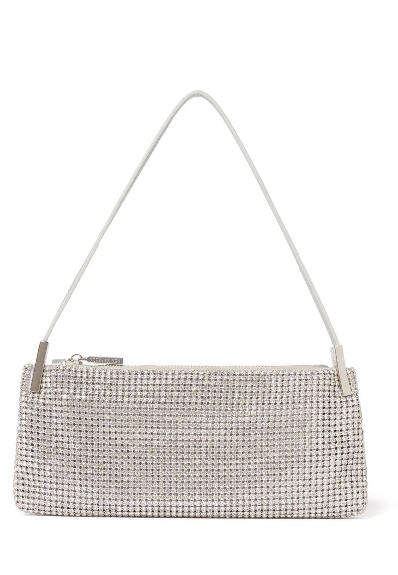Forever New SAMI SPARKLE BAG SIGNATURE - Rokassoma - silver-coloured