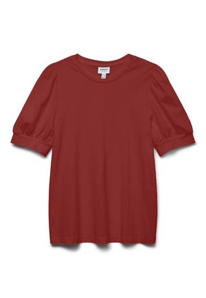 Vero Moda AWKERRY O NECK - T-shirt basique - russet brown
