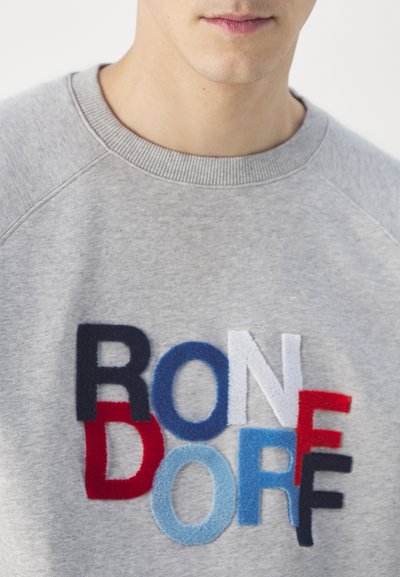 Ron Dorff Marškinėliai su spaudiniu - grey melange