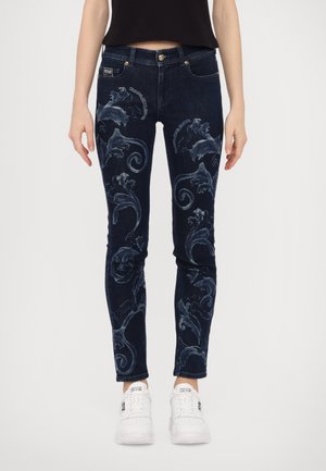 Džínsy skinny fit - indigo