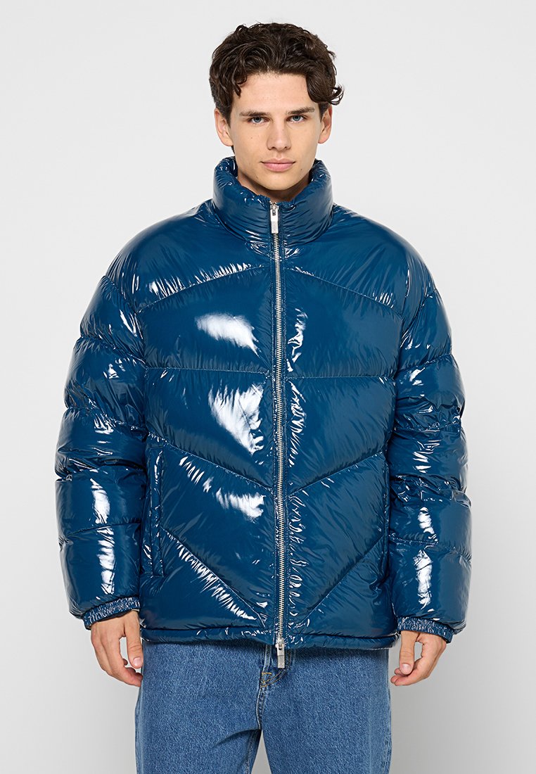 Armani Exchange Gewatteerde jas blauw