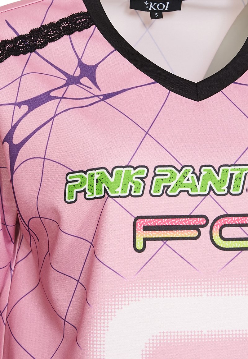 pink panther jersey dress Koi Footwear PANTHERS OVERSIZED - Day dress pink basketball jersey nba