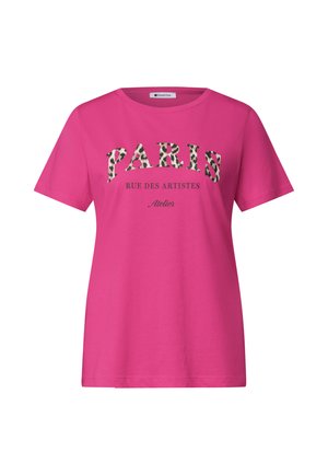 Street One, T-SHIRT MIT WORDING ARTWORK - Camiseta estampada - magenta dream