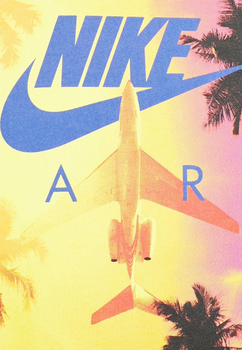 Sunset Nike Air Wallpaper Nike Sportswear Print T-shirt Black (Pre