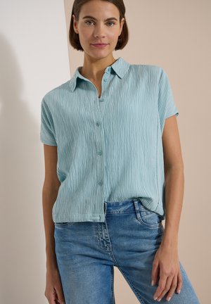Cecil, DROP-SHOULDER SHIRT BLOUSE IN A SOLID COLOR - Chemisier - crystal mint