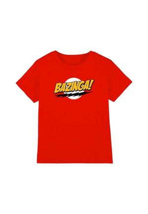 Cotton Soul, BIG BANG THEORY/BAZINGA UNISEX - Print T-shirt - red
