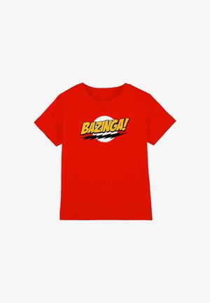 Cotton Soul, BIG BANG THEORY/BAZINGA UNISEX - Print T-shirt - red