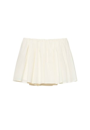 PULL&BEAR, MINI FLARED - SKORT - Jupe trapèze - white
