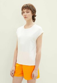 TOM TAILOR DENIM FLUENT TEE - T-Shirt basic - cloud off white