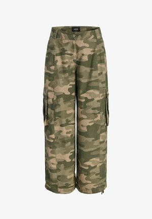 JJXX, TROUSERS JXRUBY TROUSERS - Pantalon cargo - covert green