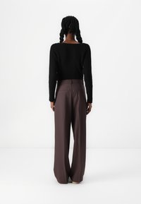 JJXX JXELLIS WIDE - Hlače - seal brown