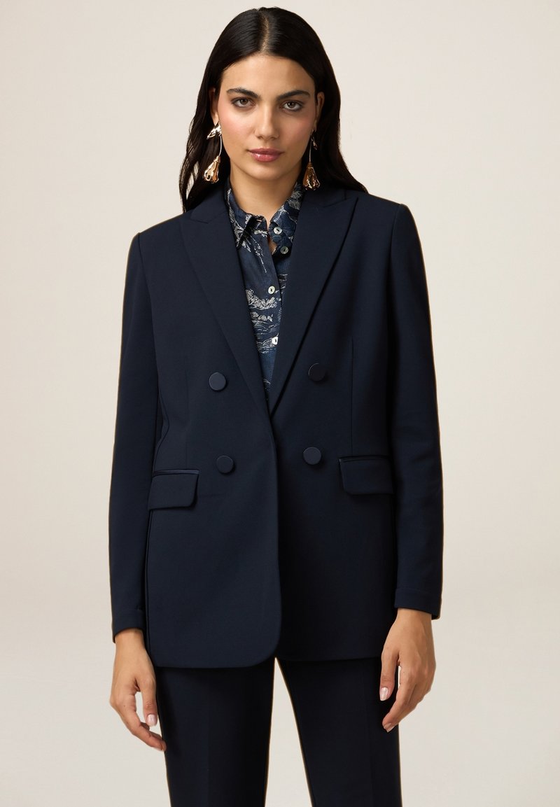 Oltre CON DETTAGLI IN RASO - Blazer - blu