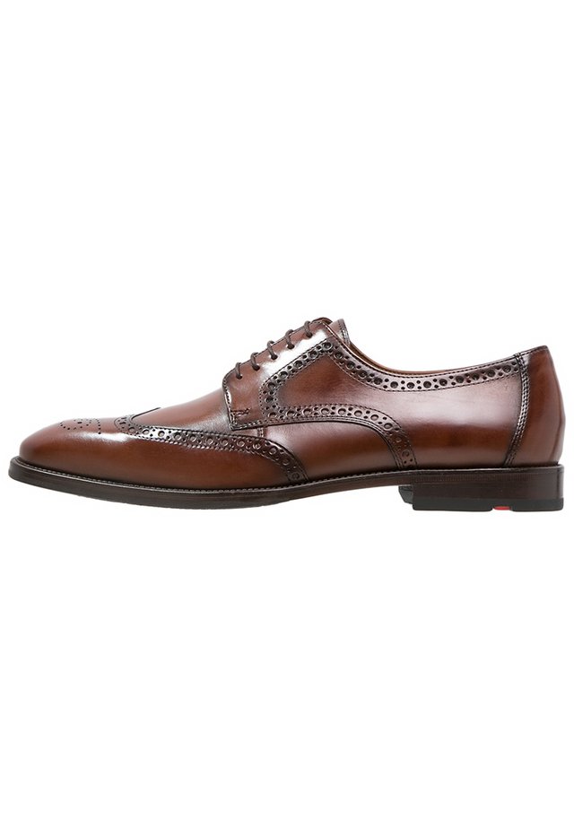 Braune Business Schuhe Der Eleganter Abschluss Im Anzug Zalando