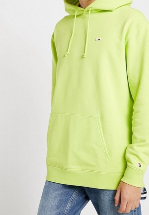 Tommy Jeans Jersey con capucha - neon green