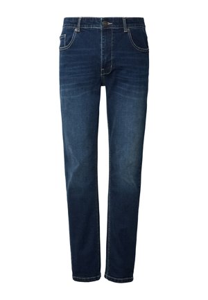 Urban Classics, BASIC SLIM FIT JEANS - Blugi slim fit - mid deep blue washed
