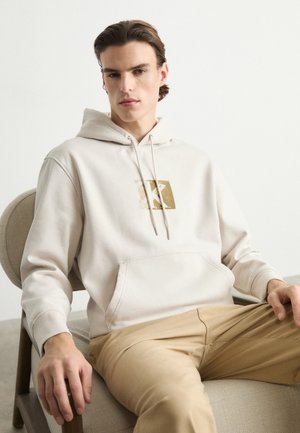 Calvin Klein Jeans SMALL BOX HOODIE - Sweatshirt - moonbeam
