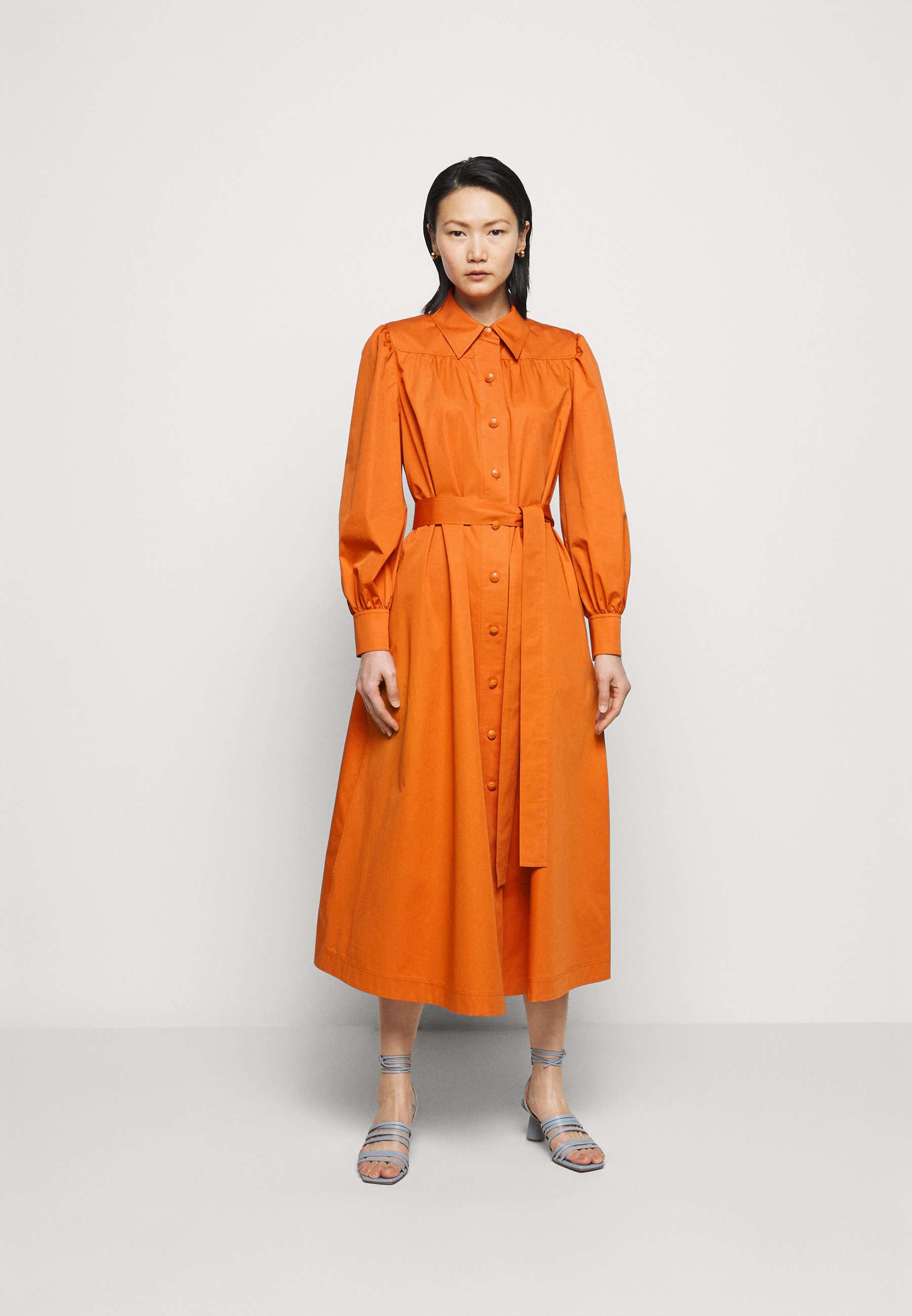 tory burch dress orange