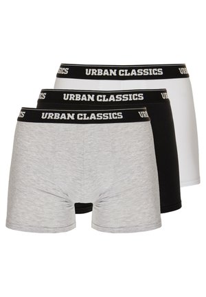 Urban Classics MEN BOXER 3 PACK - Panty - black/white/grey