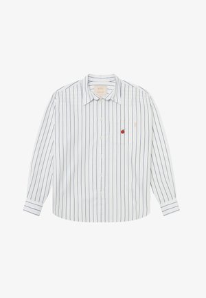 BLKVIS BIG APPLE STRIPED UNISEX - Overhemdblouse - black/white