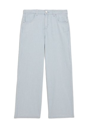 WIDE STRIPED - Straight leg jeans - blue mix