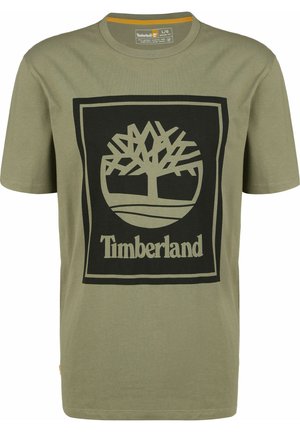 STACK LOGO - T-shirts med print - cassel earth black