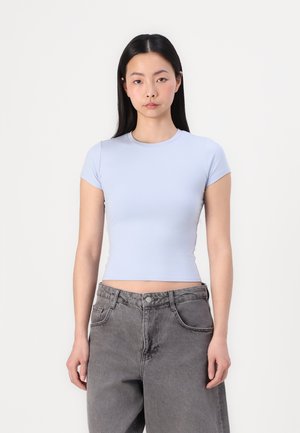 Hollister Co. FLAT CREW  - T-shirts basic - blue