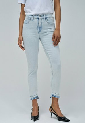 Salsa Jeans FAITH PUSH IN CROPPED  - Slim fit jeans - blau