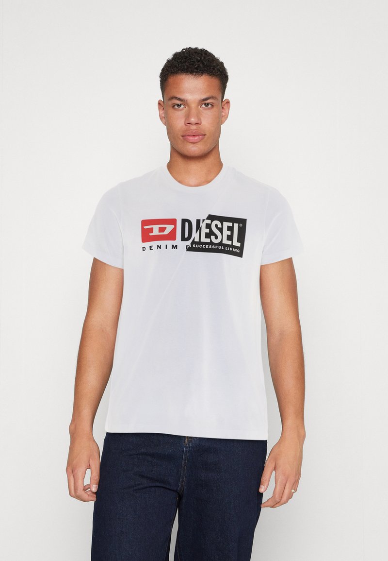 Diesel - T-DIEGO-CUTY - T-Shirt print - white, Vergrößern