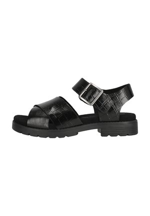 ORINOCO CROSS - Korkeakorkoiset sandaalit - black interest