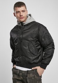 Brandit - HOODED  - Lehká bunda - blk/gry Miniatura obrázku 1