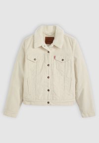 ORIGINAL SHERPA TRUCKER - Jeansjakke - egret