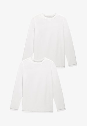 2 PACK - Longsleeve - white