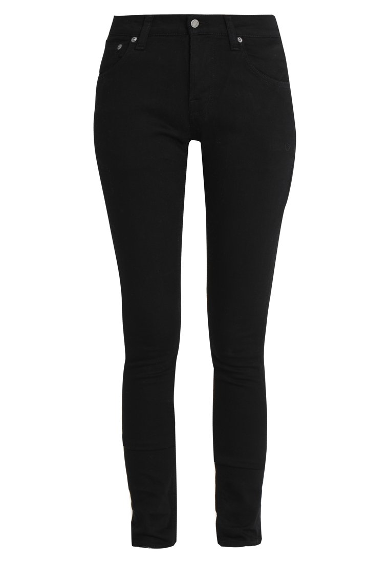 Nudie Jeans Slim fit jeans zwart denim/blackdenim