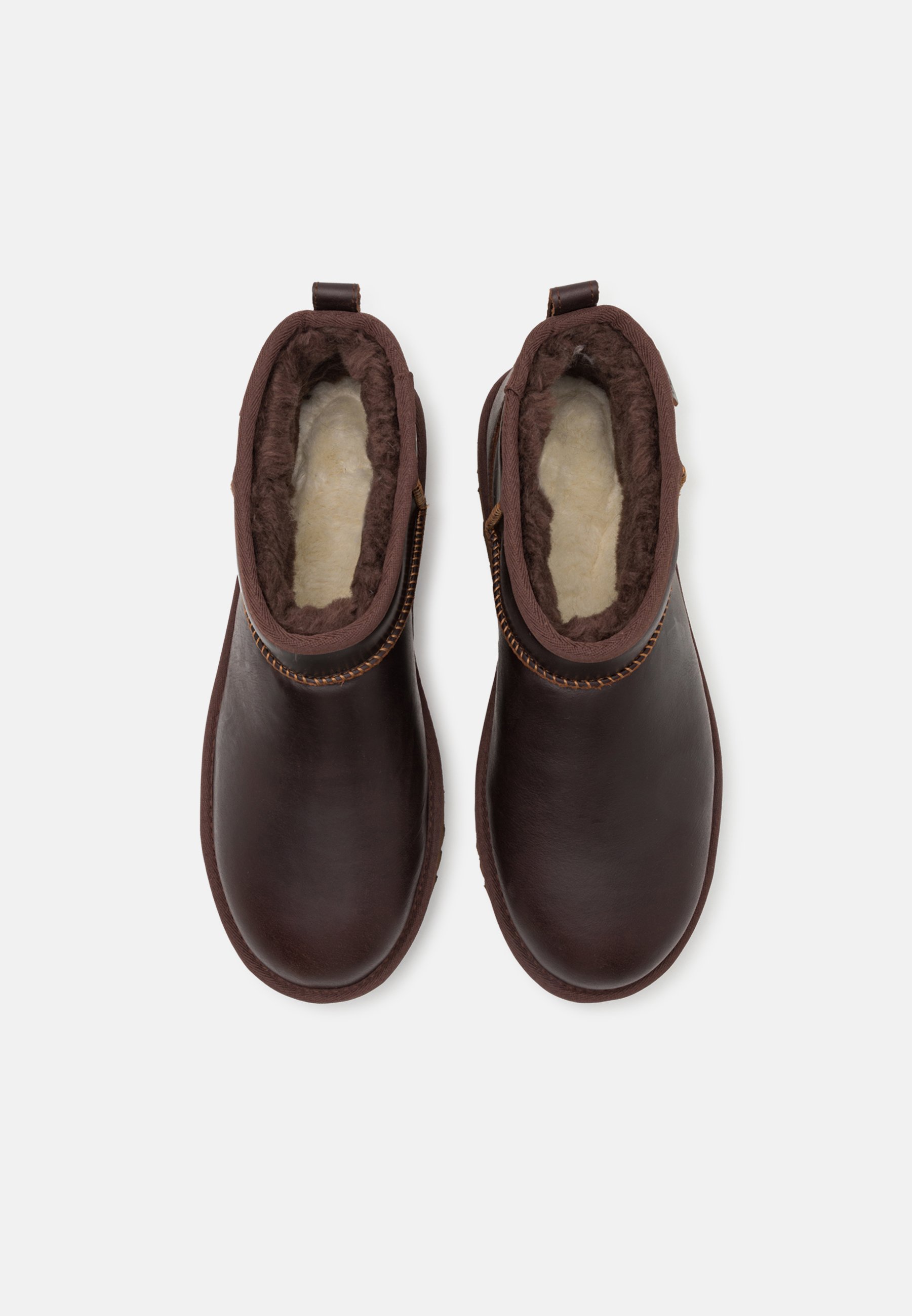 UGG CLASSIC ULTRA MINI - Botines - ironwood/marrón oscuro - Zalando.es