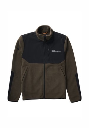 BLOCKED - Fleece jacket - major brown