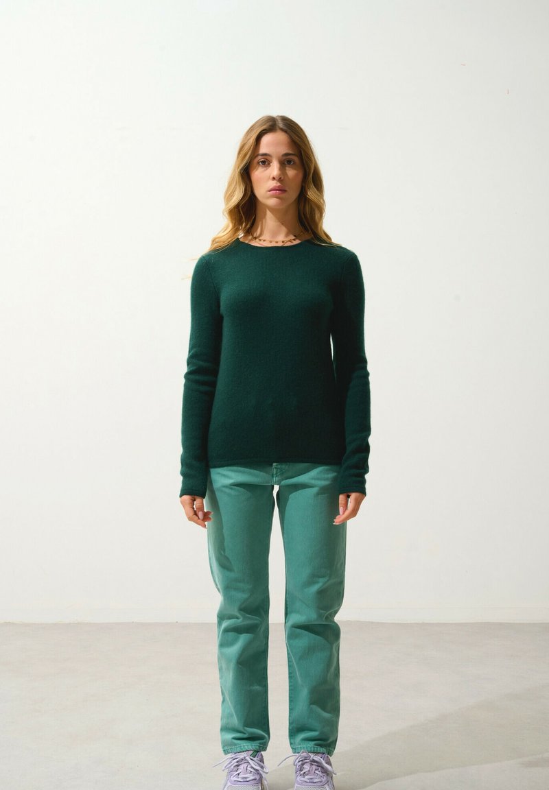 Authentic Cashmere Trui - cypress