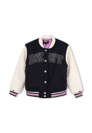 DKNY, BLOUSON SIGLÉ - Blouson Bomber - bleu mistral