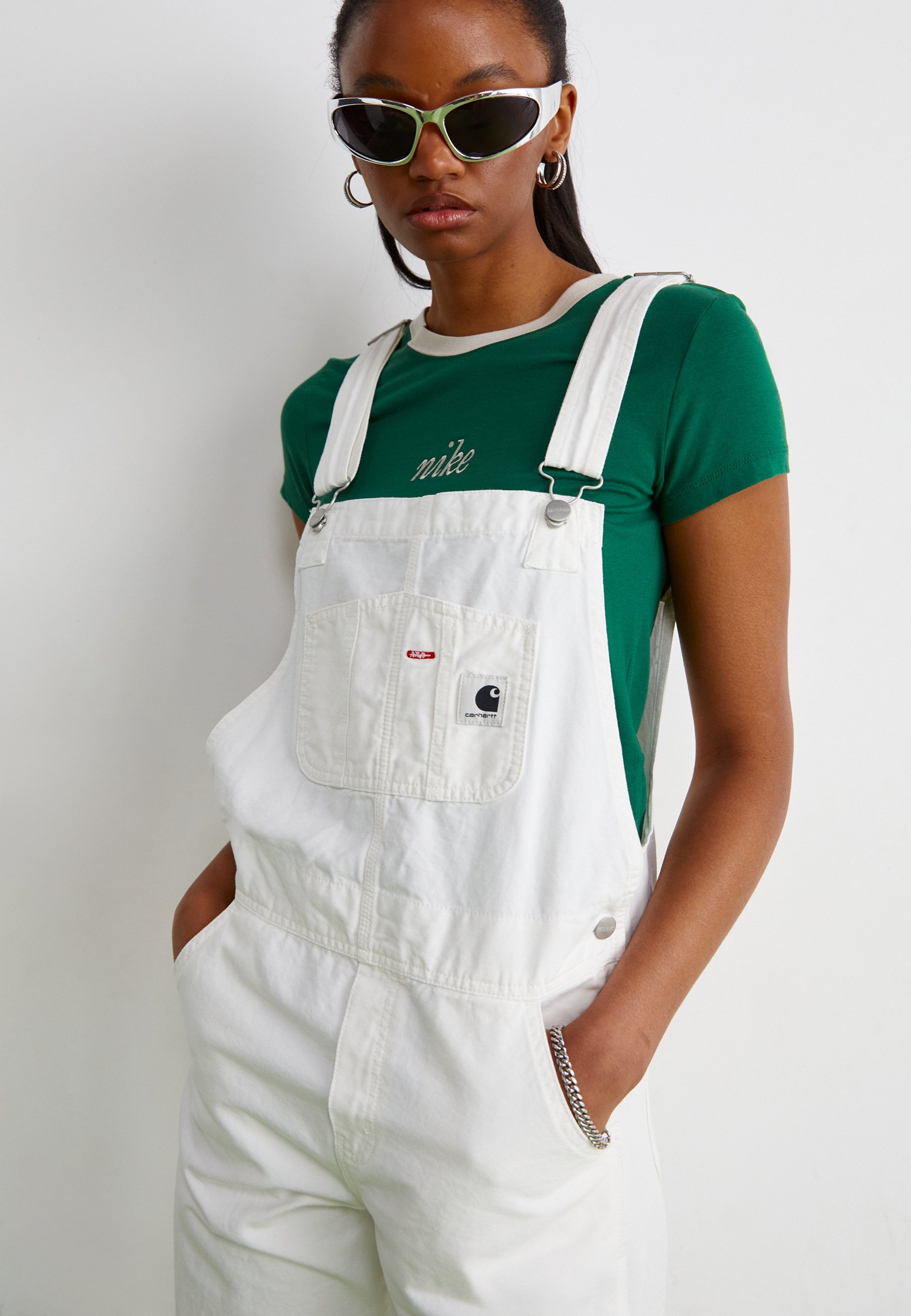 Carhartt WIP BIB OVERALL STRAIGHT - Dungarees - wax rinsed/off