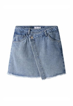 KURZER - Susiaučiamas sijonas - medium blue denim
