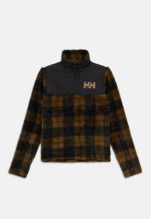 JUNIOR CHAMP ZIP MIDLAYER UNISEX - Flísová bunda - sepia