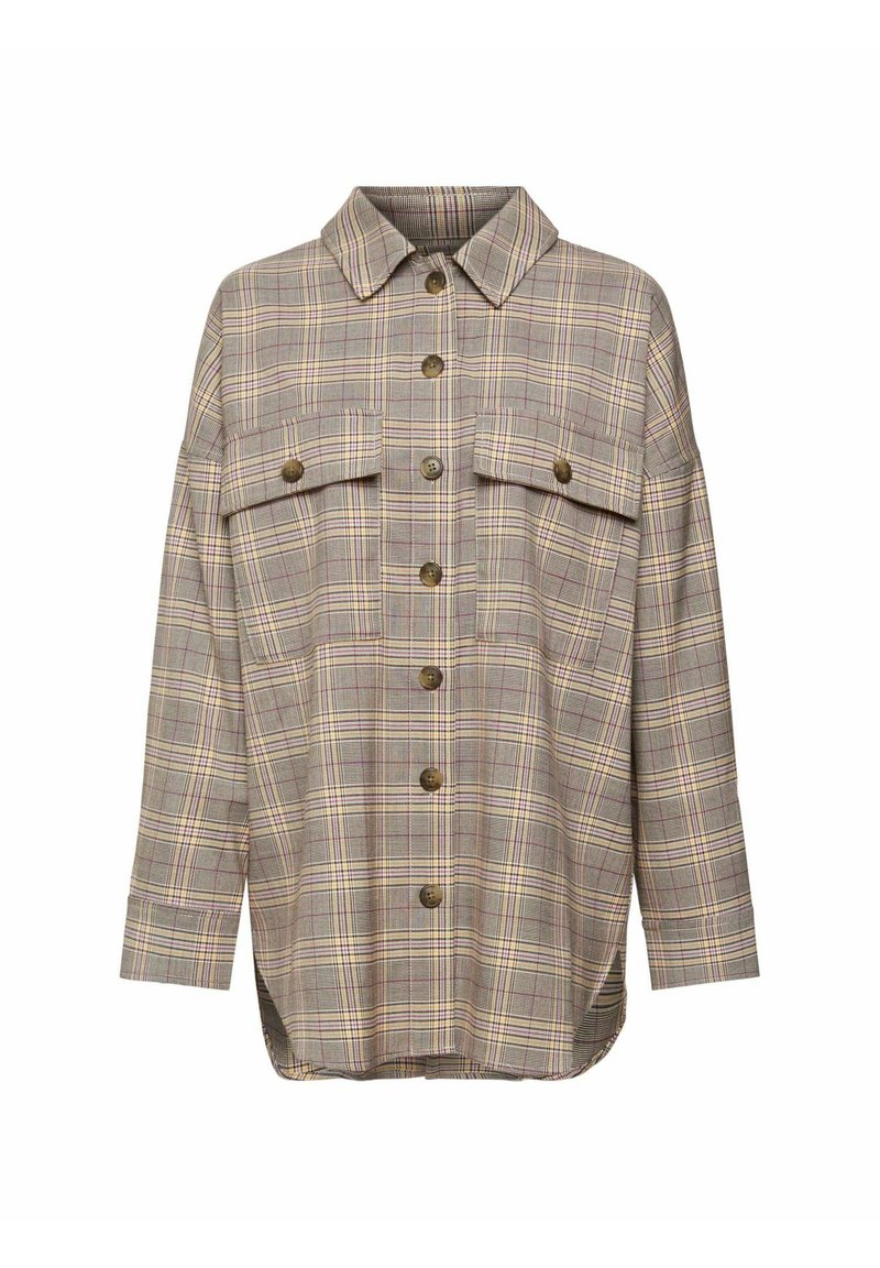 edc by esprit Overhemdblouse beige mêleerd