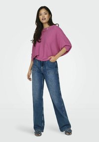 JDY JDYNEW BEHAVE BATSLEEVE - Neule - ibis rose