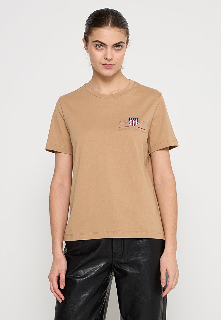 Gant T-shirt basic tan