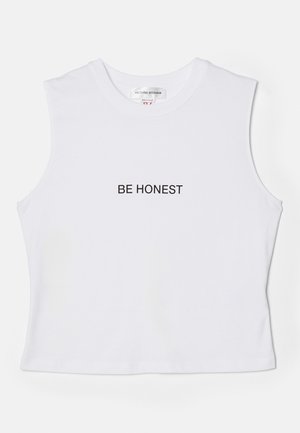 Victoria Beckham SLOGAN TANK - Top - white