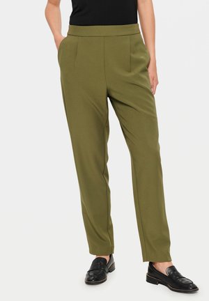 CELEST - Kelnės - army green