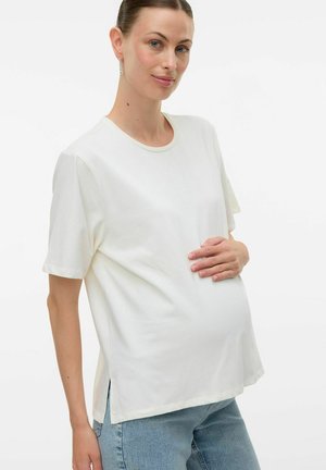 NORMAL GESCHNITTEN RUNDHALS  - Basic T-shirt - snow white