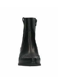 Manfield Cowboy/biker ankle boot - schwarz