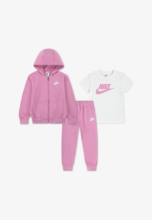 CLUB HOODIE TEE UNISEX SET - Majica s kapuljačom i patentnim zatvaračem - magic flamingo