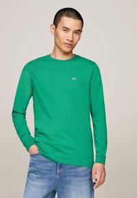 Tommy Jeans 2 PACK - Tops ar garām piedurknēm - green malachite   white