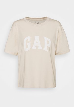 EASY TEE - T-shirt med print - ecru